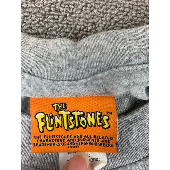 Vintage 2003 The Flintstones Men's Fred Flintstone Bowling Shirt Sz L/XL - Picture 3 of 9